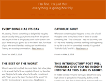 Tablet Screenshot of everythingishorrible.com